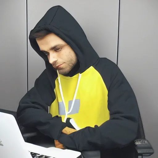 “giant rat hacker wearing a hoodie typing at a | Stable Diffusion | OpenArt
