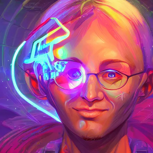 Image similar to skill magic geek inside matrix deepdream radiating a glowing aura stuff loot legends stylized digital illustration video game icon artstation lois van baarle, ilya kuvshinov, rossdraws,