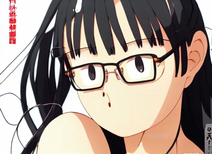 Prompt: an illustration of nagatoro - san, finely detailed features, closeup at the face, perfect art, at a festival, teasing and bullying, trending on pixiv fanbox, illustrated by nanashi, yuichi kato, take, studio ghibli, shinichi fukuda