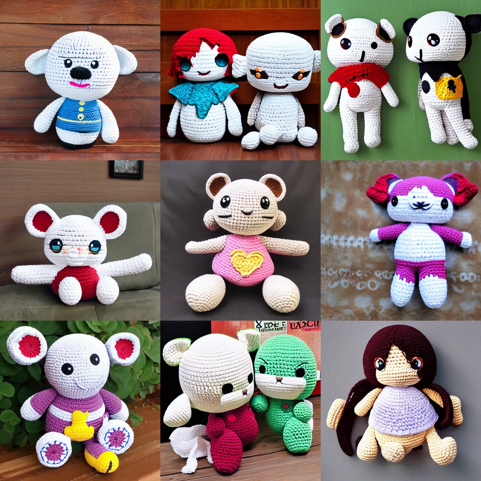 Prompt: special deluxe edition crochet plushie