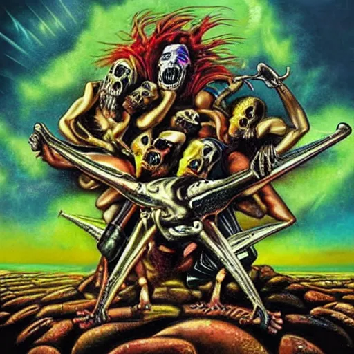 Image similar to best thrash metal album cover ever