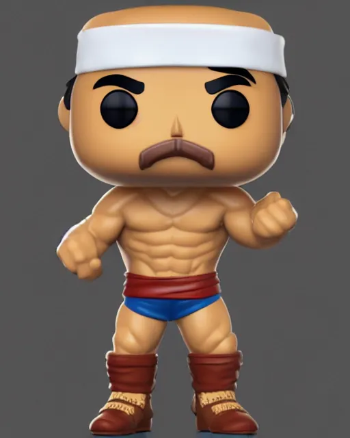 Prompt: full body 3d render of Rambo as a funko pop, studio lighting, white background, blender, trending on artstation, 8k, highly detailed