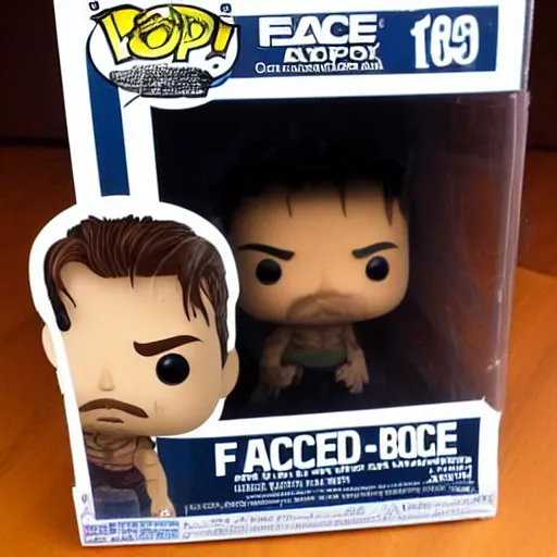 Image similar to face of boe as funko pop still sealed in box, ebay listing ,