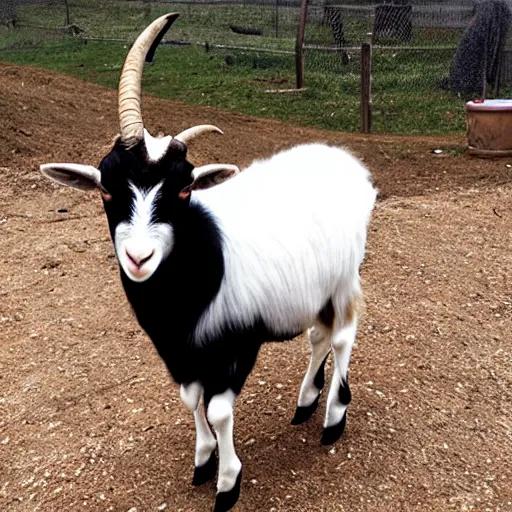 Image similar to elvira as a goat