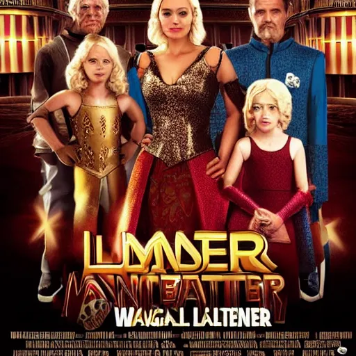 Prompt: promotional movie poster for Lannister Family Vegas Vacation