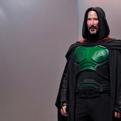 Image similar to Keanu reeves As Dr. doom 4K quality super realistic