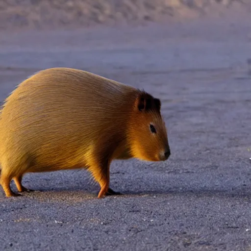 Image similar to a capybara gaming