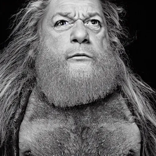 Image similar to damn feisty dwarf degenerate, insanely detailed photo portrait by Annie Leibovitz