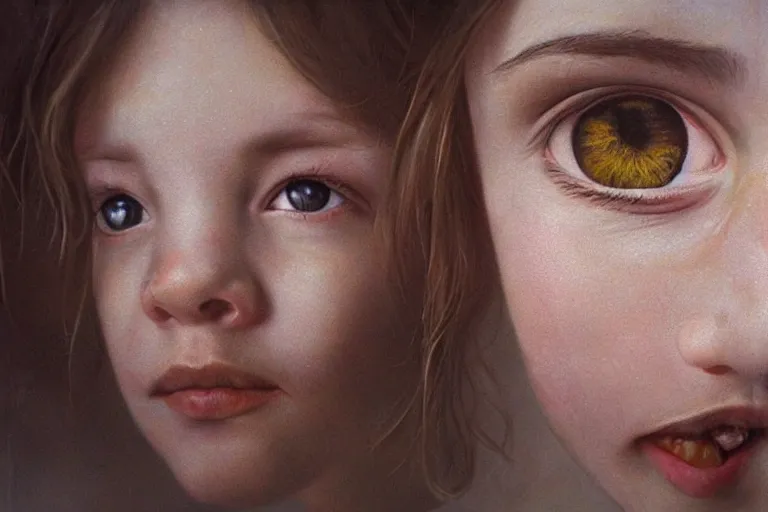 Child with dark skin and golden eyes by JamesKingPhotos on DeviantArt