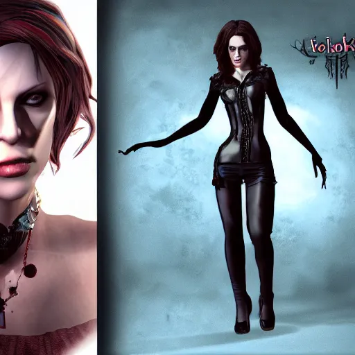 Image similar to kate beckinsale vampire the masquerade bloodlines, troika games, vtmb, vtm