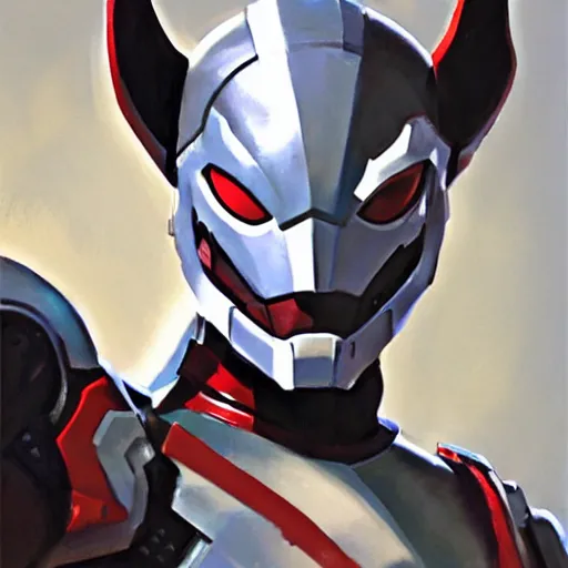 Image similar to greg manchess portrait painting of armored spiderman ultraman grey fox from metal gear cyborg gay japanese - american hybrid as overwatch character, medium shot, asymmetrical, profile picture, organic painting, sunny day, matte painting, bold shapes, hard edges, street art, trending on artstation, by huang guangjian and ail elvgren and sachin teng