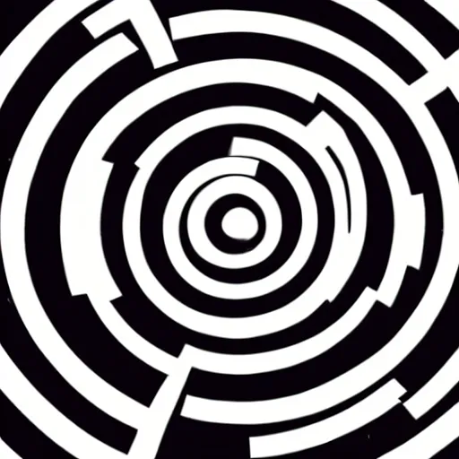 Image similar to concentric circle in the style of Issey miyake