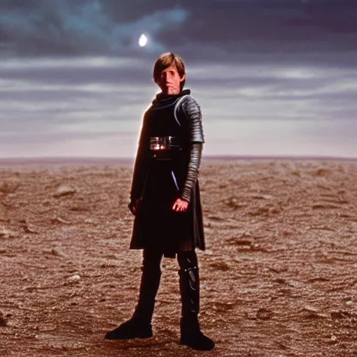 Prompt: donnie darko as luke skywalker in star wars episode 6, 8k resolution, full HD, cinematic lighting, award winning, anatomically correct