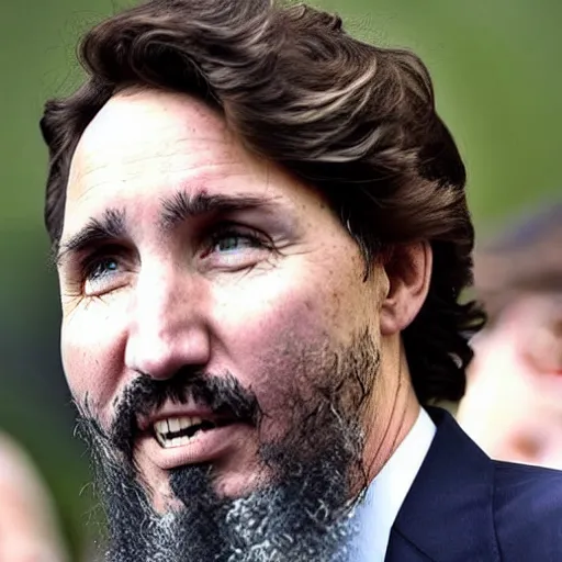 Image similar to justin trudeau as fidel castro