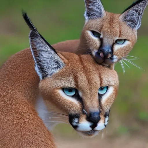 Image similar to high quality closeup shot of a caracal