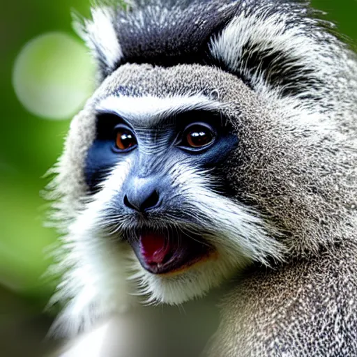 Image similar to otocolobus manul extreme closeup