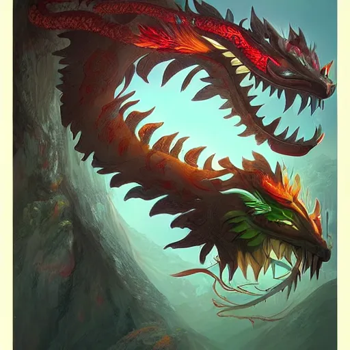 Image similar to brother grimms fairytale chinese dragon digital art, irina french, heraldo ortega, mandy jurgens trending on artstation 8 k 1 5 0 mpx