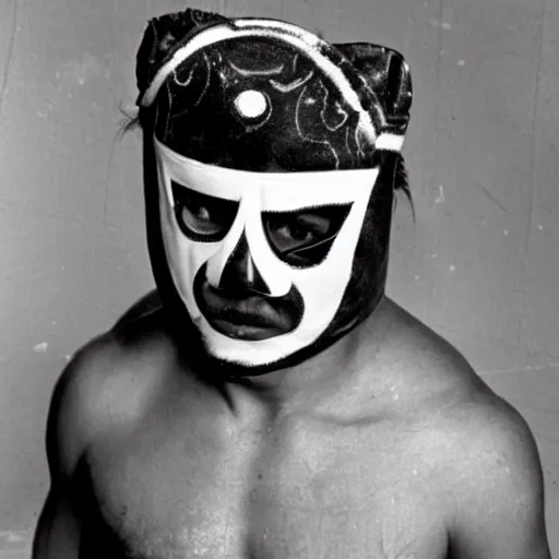 Image similar to mexican luchador with mask 1 9 7 0's photo