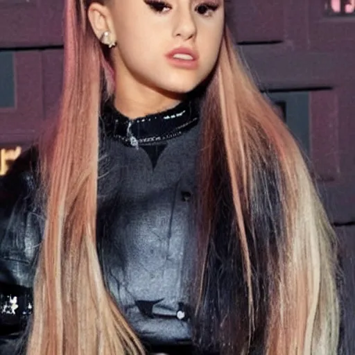 Image similar to morbidly obesse ariana grande