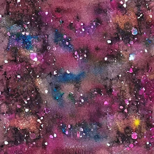 Prompt: watercolor and glitter paper texture, 8k