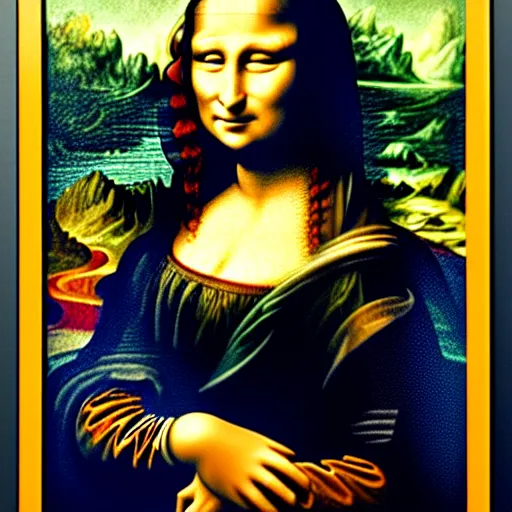 Prompt: Mona lisa, drawn in London, ultra-realistic