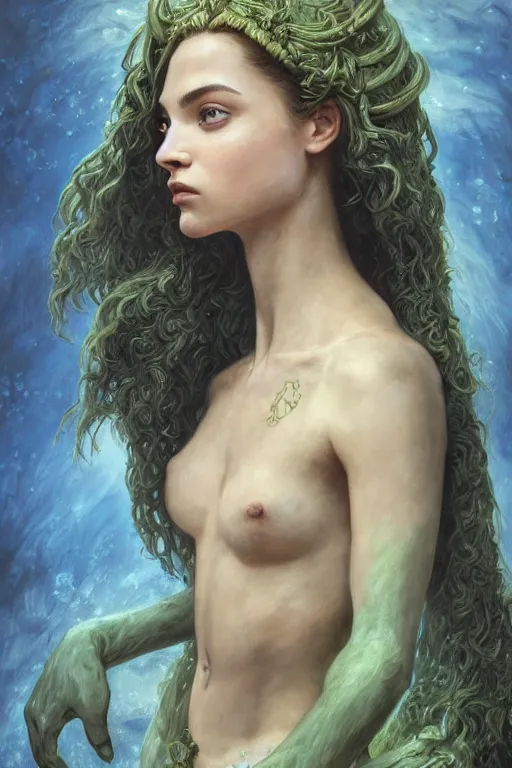 Prompt: A fantasy comic book style portrait painting of Alicia Vikander, Anya Taylor-Joy, hybrid, as an Atlantean Reptilian Warrior, François Boucher, Oil Painting, Mystical Valkyrie, unreal 5, DAZ, hyperrealistic, octane render, Regal, Refined, Detailed Digital Art, RPG portrait, William-Adolphe Bouguereau, Michael Cheval, Walt Disney (1937), Steampunk, dynamic lighting, Highly Detailed, Cinematic Lighting, Unreal Engine, 8k, HD