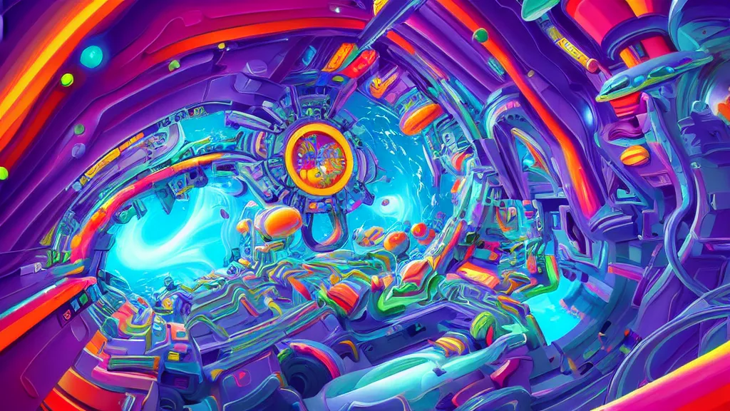 Prompt: a hyperdetailed painting vibrant vectors forming impossible interdimensional shapes that transcend space and time, ambient occlusion, 3 d model, quantum fractals, magic realism painting, trending on artstation,