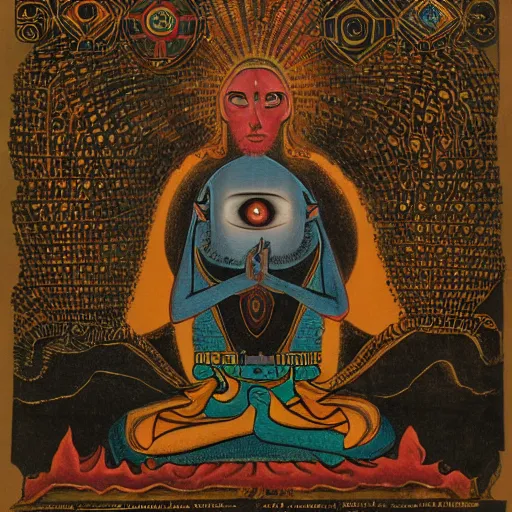 Image similar to the opening of the third eye