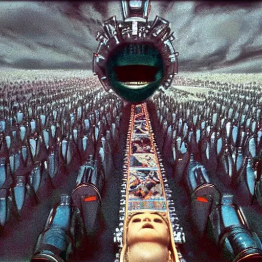 Prompt: ultrawide angle colour masterpiece dream cinematography by alejandro jodorowsky and kubrick and fritz lang, incredible sense of depth and perspective and clarity, weird stylish epic psychedelic, 8 k