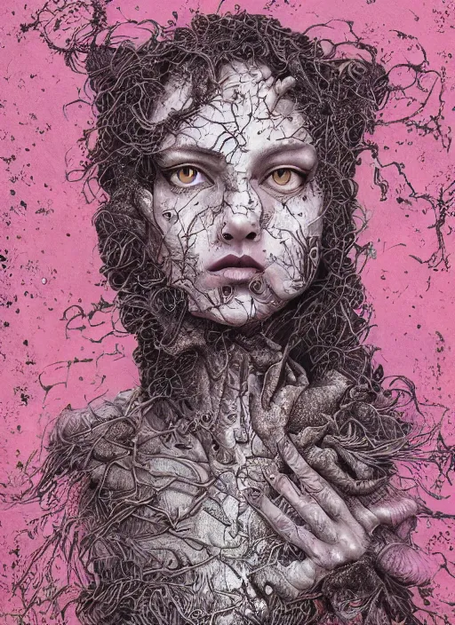 Prompt: Dirt goddess painting by Dan Hillier, trending on artstation, artstationHD, artstationHQ, 4k, 8k