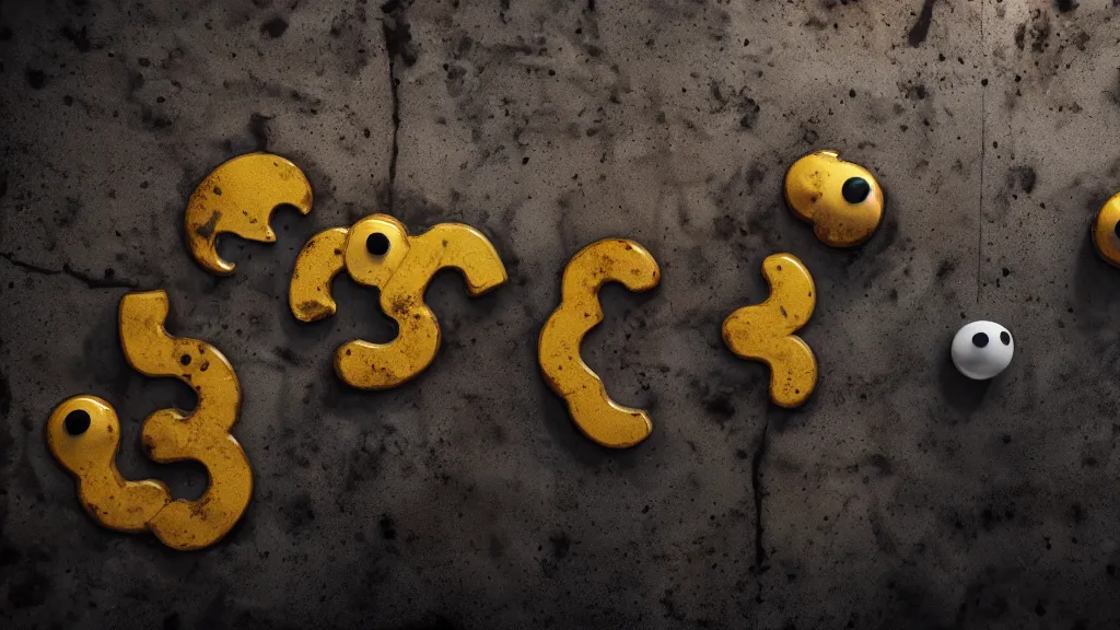 Prompt: a photorealistic dramatic hyperrealistic pac man video game set in real life, ultra realistic details, glossy surface, well worn, rust, oil stains designed by vitaly bulgarov and mike nash, beautiful dramatic dark moody tones and lighting, cinematic atmosphere, global illumination, shadows, dark background, octane render, 8 k