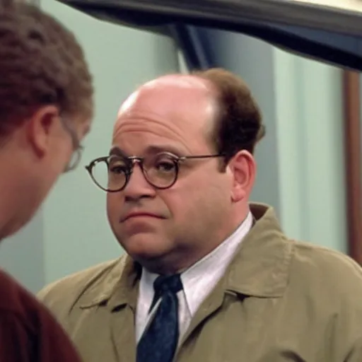 Image similar to George Costanza on law and order special victims unit being arrested