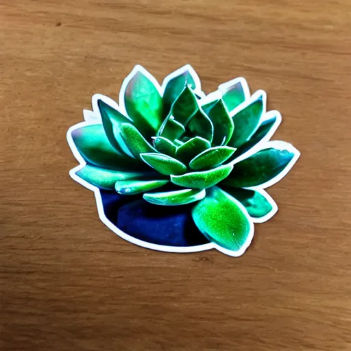 Image similar to cute succulent sticker