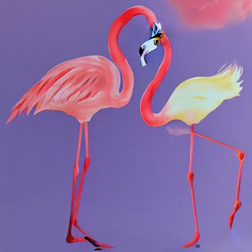 Image similar to flamingo