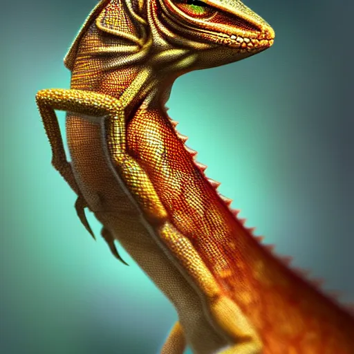 Image similar to Mark Zuckerberg as a lizard, closeup, D&D, fantasy, intricate, elegant, highly detailed, digital painting, artstation, concept art, matte, sharp focus, illustration