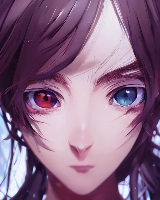 Image similar to illustration of an anime girl's eyes being mind controlled by artgerm and wlop and greg rutkowski, digital art, extreme detail, realistic lighting, cinematic composition, concept art, sharp focus, colorful, photorealistic eyes, 8 k