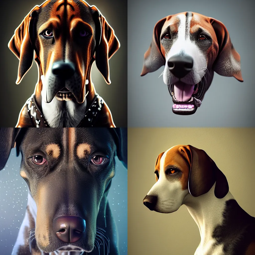 Prompt: A hound dog crying all the time, photorealistic, realistic 4k octane beautifully detailed render, 4k post-processing, highly detailed, intricate complexity, epic composition, magical atmosphere, cinematic lighting, masterpiece, ultra hd