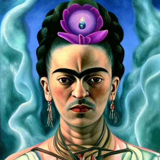 Prompt: astral portal by frida kahlo, ultradetailed, artstation, 4 k