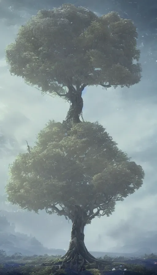 Prompt: tree of life, fantasy, 8k