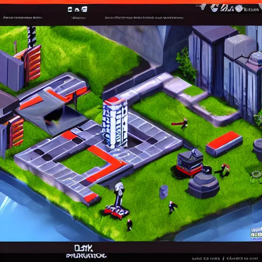 Prompt: isometric action game, punk, mirror's edge, highly detailed, realistic