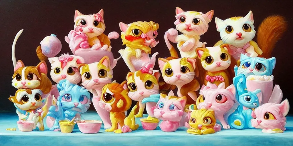 Littlest pet cheap shop cats