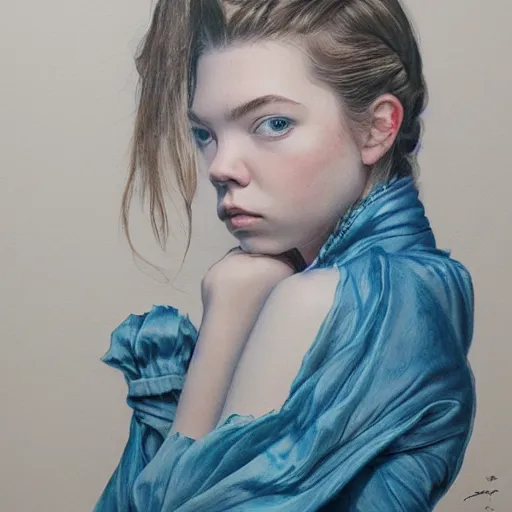 Image similar to anya taylor - joy portrait in detail by james jean,