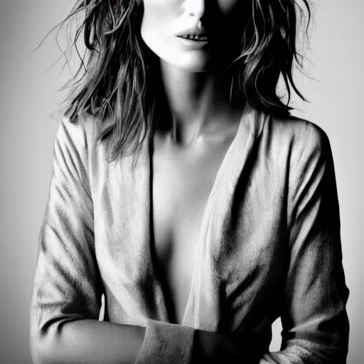 Image similar to portrait of beautiful keira knightley by mario testino, headshot, detailed, award winning, sony a 7 r