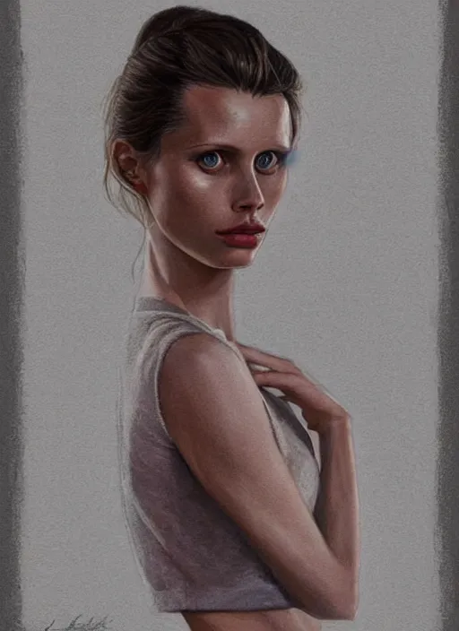 Prompt: twin peaks movie poster art, portrait of marine vacth, from scene from twin peaks, clean, simple illustration, nostalgic, domestic, highly detailed, digital painting, artstation, concept art, smooth, sharp focus, illustration, artgerm, donato giancola, joseph christian leyendecker, wlop