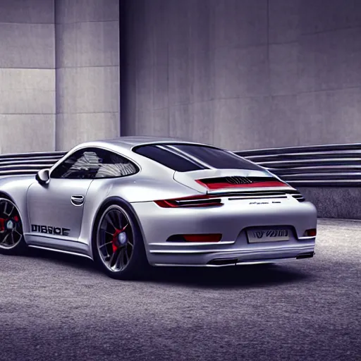 Image similar to Porsche 911 in the future engine, highly detailed, unreal engine rendered, beautiful, octane, 9k, hyper realism, ultra realistic, photorealistic