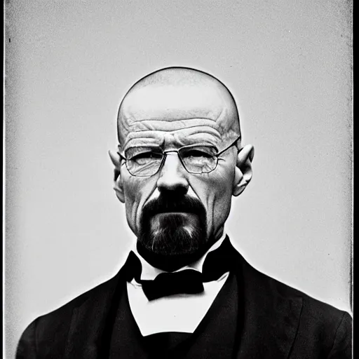 Prompt: walter white, 1 9 th century photography