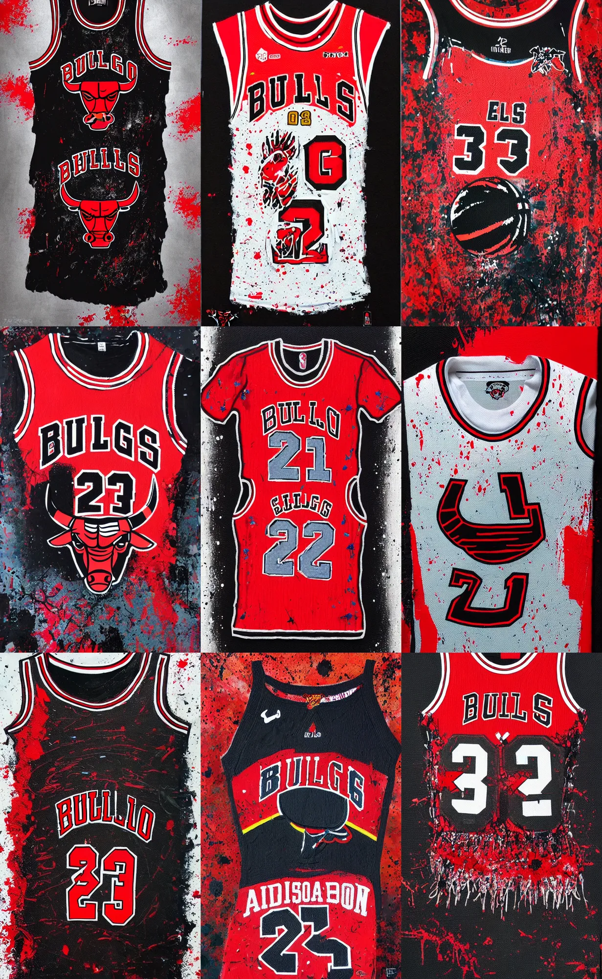 chicago bulls jersey design