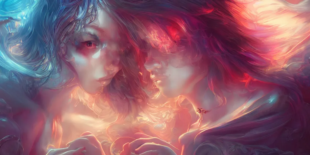 Image similar to dreamscape, sensual female, god rays, ross tran, vivid colors, anatomical, highly detailed sculpture, intricate detailed, ommatidia, 8 k, cinematic atmosphere, post - processing