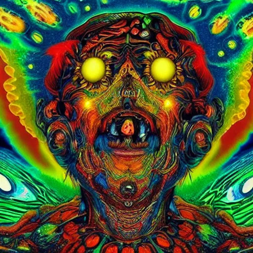 Prompt: what it's like to be on dmt