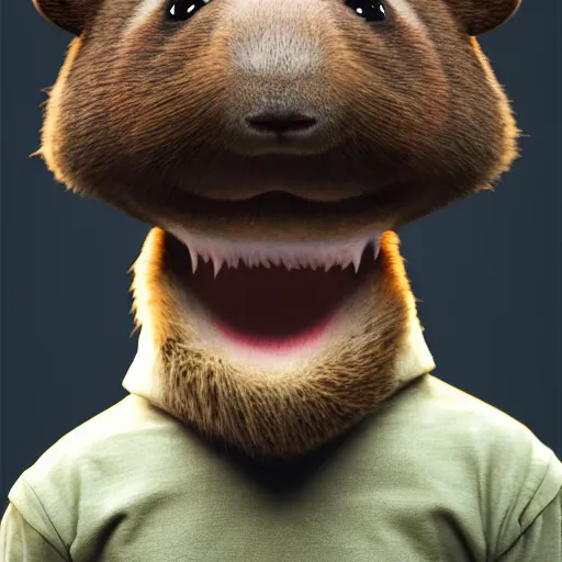 Image similar to hyperrealistic dslr film still of anthropomorphous woodchuck disguised as justin beiber, stunning 8 k octane comprehensive 3 d render, inspired by istvan sandorfi & greg rutkowski & unreal engine, perfect symmetry, dim volumetric cinematic lighting, extremely hyper - detailed, incredibly real lifelike attributes & flesh texture, intricate, masterpiece, artstation